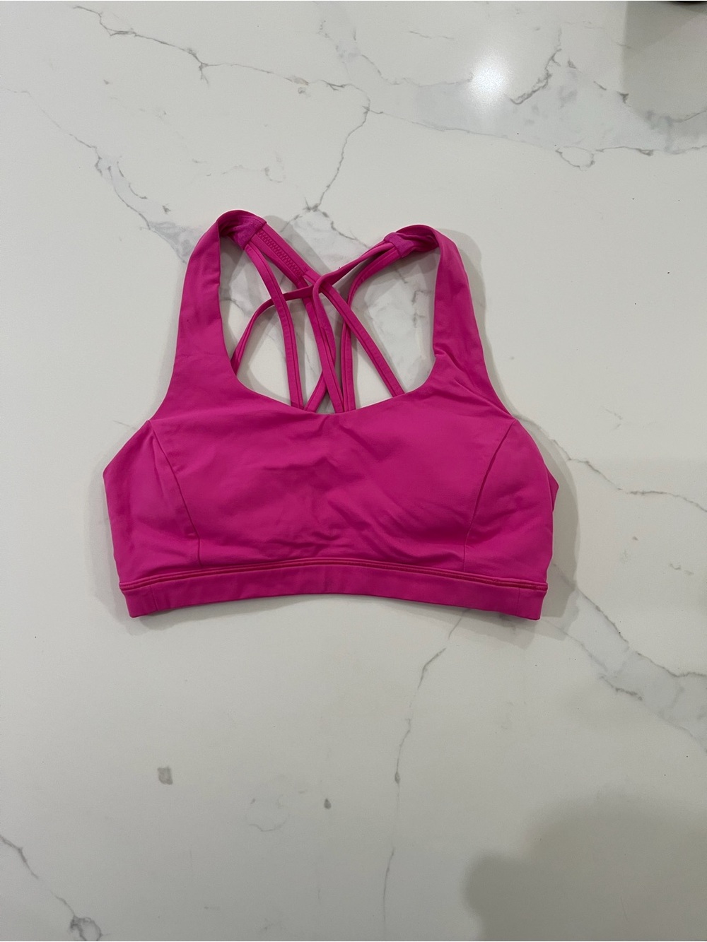 Lululemon free to be serene bra 4 Sonic pink